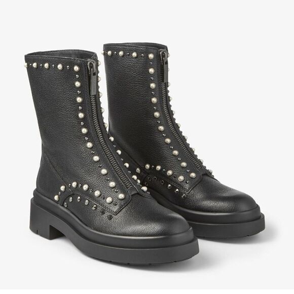Jimmy Choo Nola flat combat boots - Picture 1 of 10